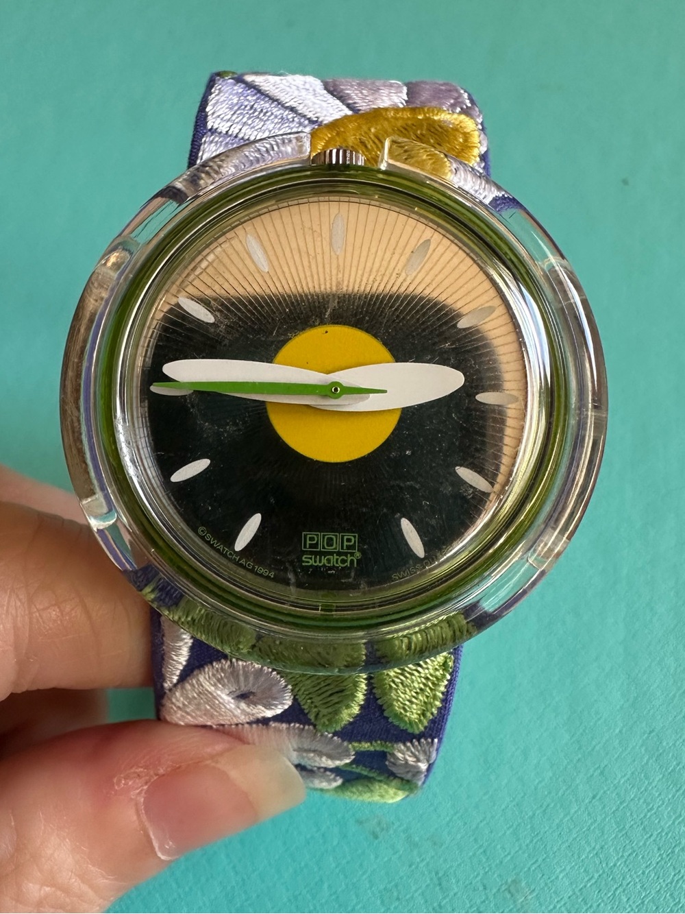 Vintage Swatch Pop Daisy Flower Watch